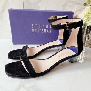 Stuart Weitzman Star Embellished Low Heel Sandals
